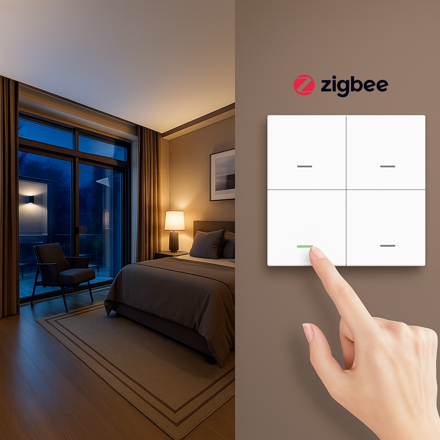 Przełącznik Scen Zigbee Smart – Model C3006 12 scen | Tuya / Smart Life
