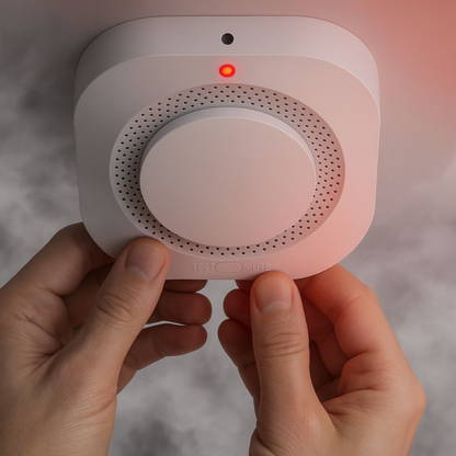 INTELIGENTNY NIEZALEŻNY CZUJNIK DYMU DO BEZPIECZEŃSTWA POMIESZCZEŃ