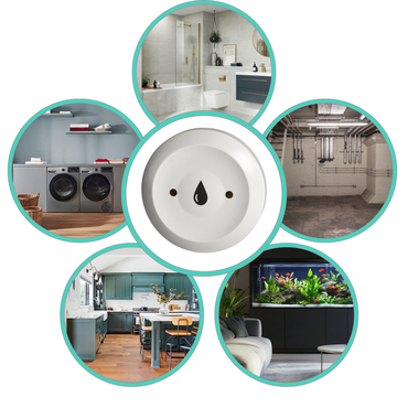 Bezprzewodowy czujnik zalania wodą Zigbee kompatybilny z Tuya / Smart life