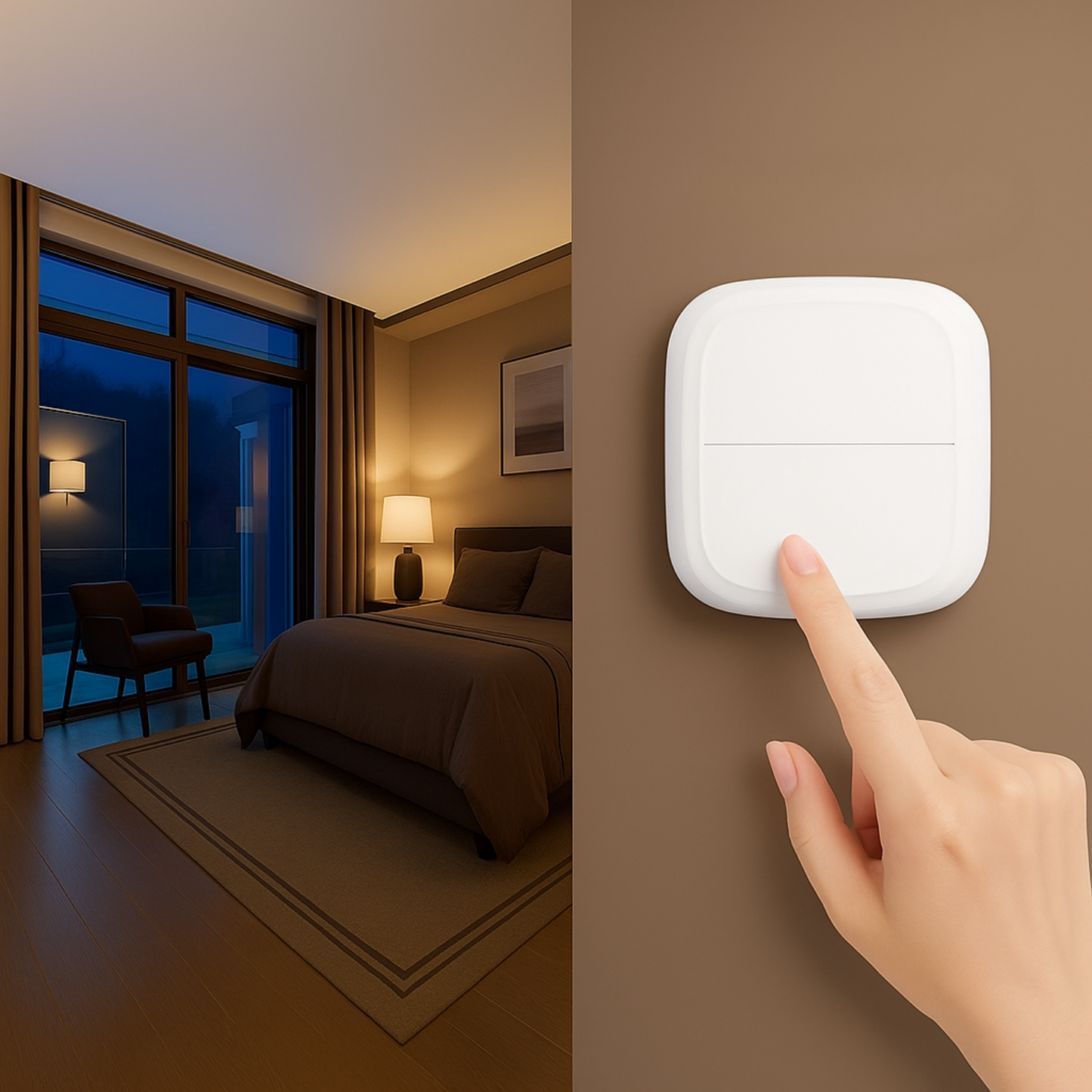 Pilot zdalnego sterowania Wi-Fi (2-przyciskowy) – Tuja / Smart Life