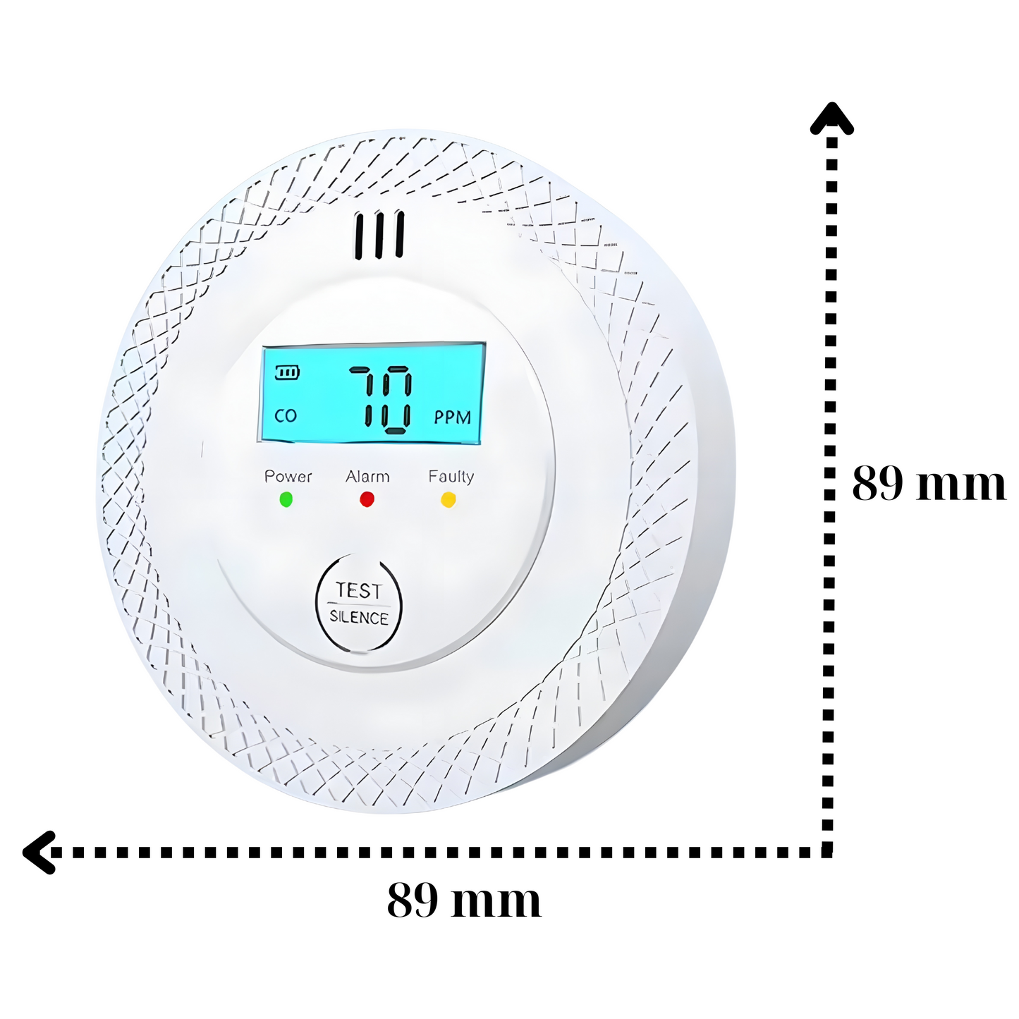 CZUJNIK TLENKU WĘGLA Z WYŚWIETLACZEM LCD, CZUJNIK CZADU LCD , alarm 85dB