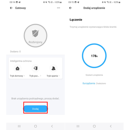 Zestaw 2x czujników zalania wodą Zigbee kompatybilny z eWeLink