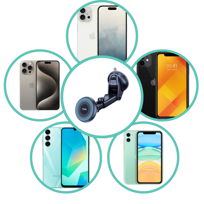 Magnetyczny uchwyt samochodowy na telefon Magnesowy uchwyt 360 stopni TOPK