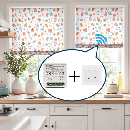Inteligentny Wi-Fi Moduł do Sterowania Rolet i Zasłon Tuya / Smart Life 10 A