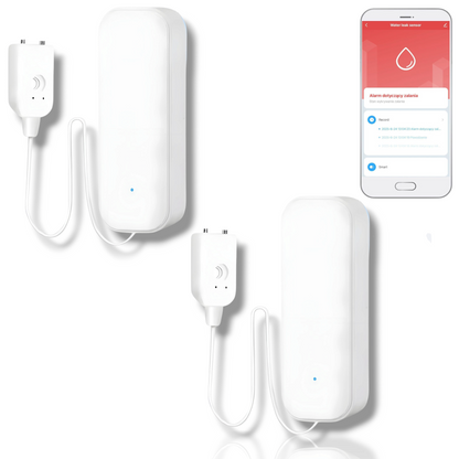 ZESTAW 2x CZUJNIKÓW ZALANIA WODĄ ZIGBEE TUYA SMART LIFE