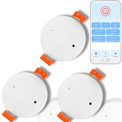 Zestaw 3x Inteligentny Sufitowy Czujnik Obecności - mmWave 5.8 GHz Zigbee