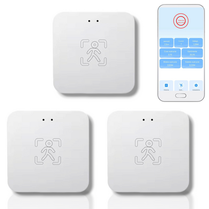 Zestaw 3x Czujnik Obecności Człowieka Zigbee Tuya 5.8GHz mmWave PIR Smart
