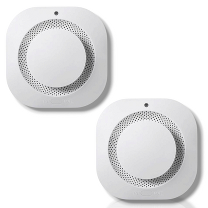 ZESTAW 2x INTELIGENTNY NIEZALEŻNY CZUJNIK DYMU BEZPIECZEŃSTWO POMIESZCZEŃ