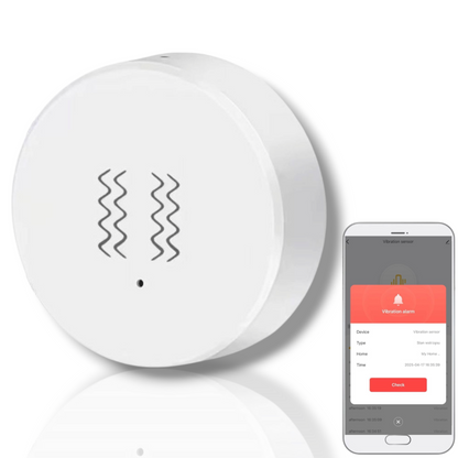 Czujnik wibracji Zigbee kompatybilny z Tuya Smart Life Vibration Sensor
