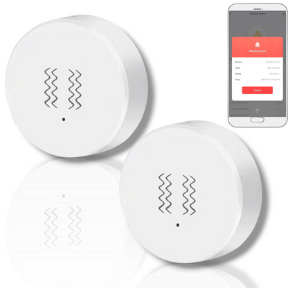 Zestaw 2x Czujnik wibracji Zigbee kompatybilny z Tuya Smart Life