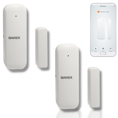 ZESTAW 2x CZUJNIKÓW OTWARCIA DRZWI I OKNA ZIGBEE TUYA SMART, WYMAGANA BRAMKA ZIGBEE