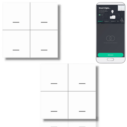 Zestaw 2x Przełącznik Scen Zigbee Smart – 12 scen | Tuya / Smart Life